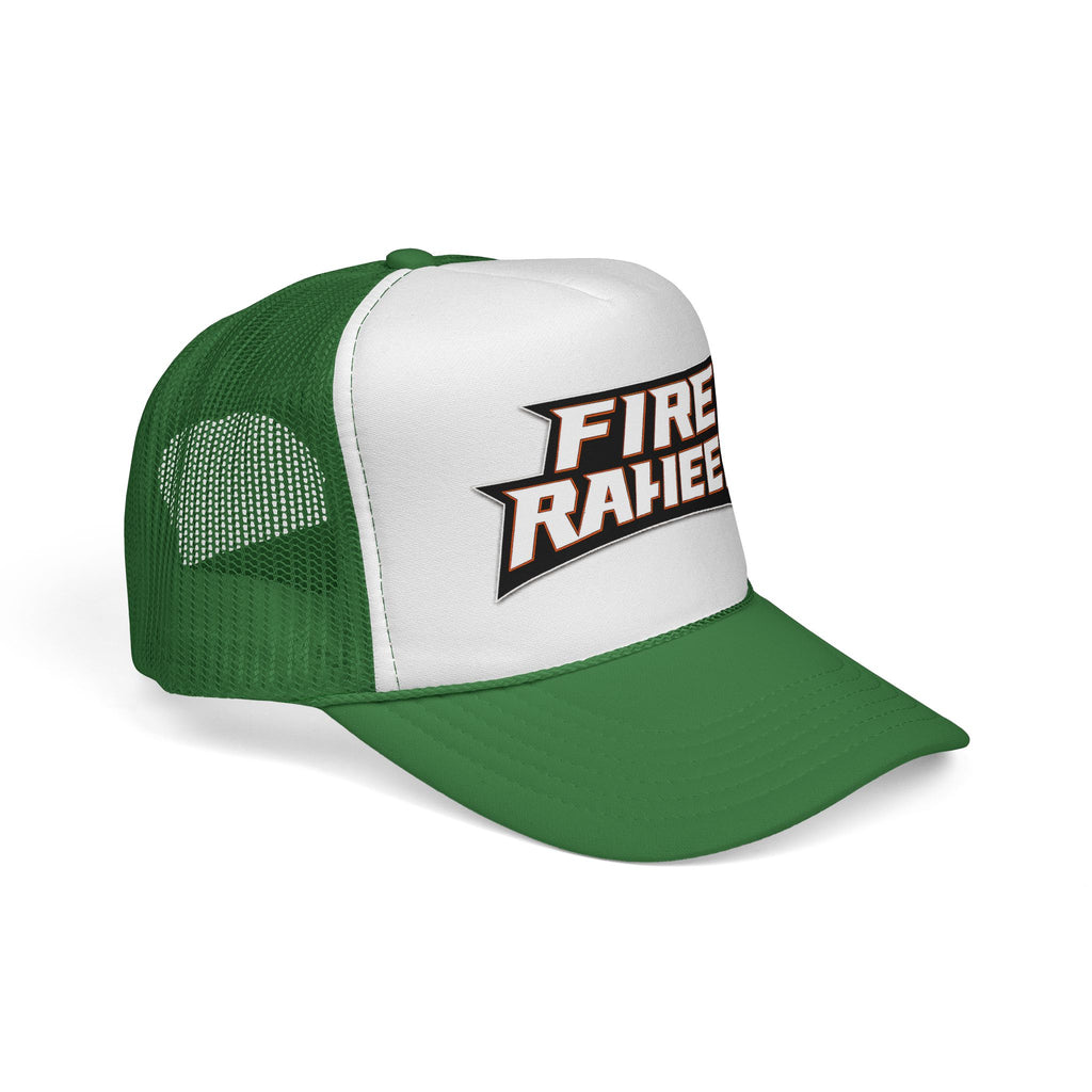 Fire Raheem Trucker Hat — Retro Mesh Cap